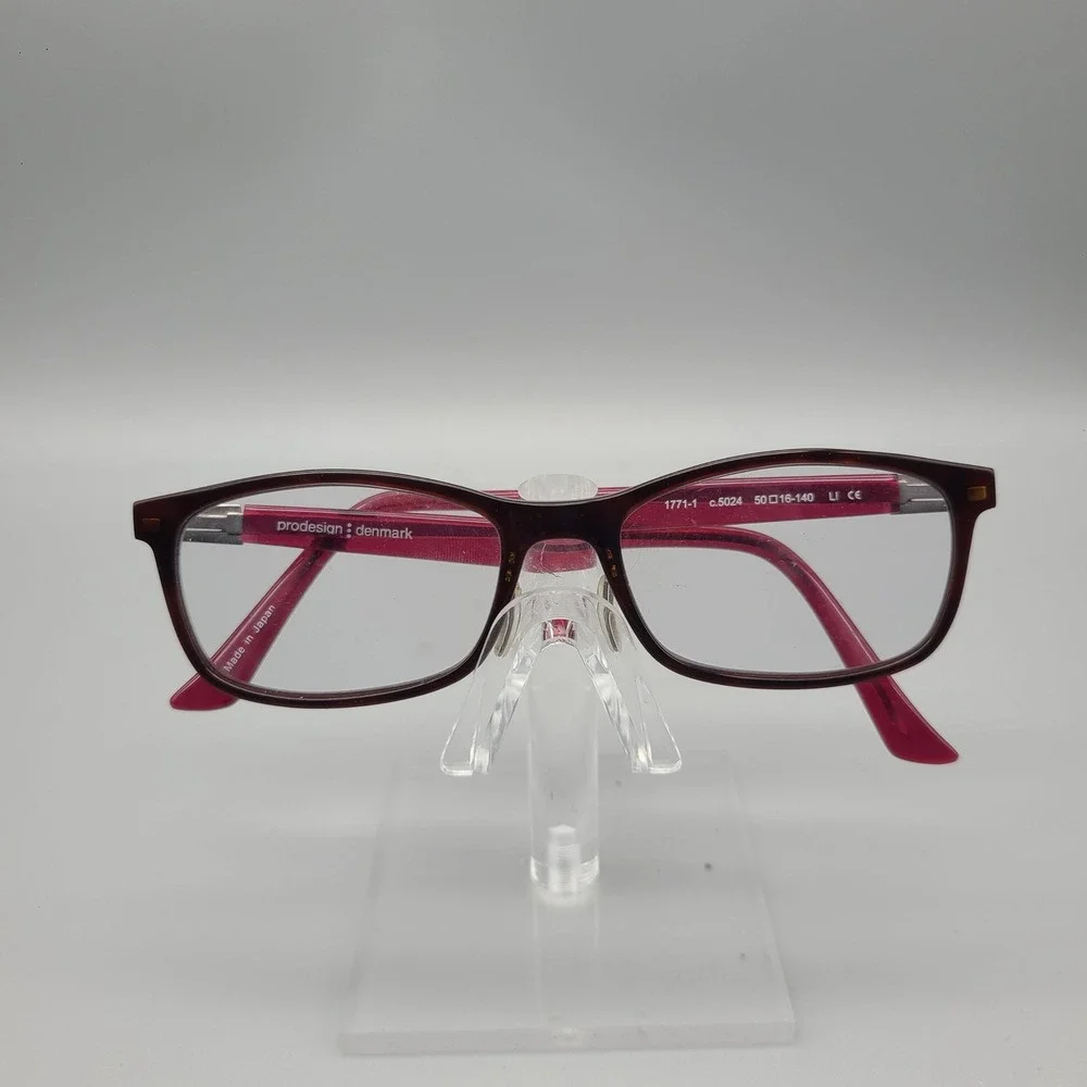 ProDesign Denmark 1771-1 c.5024 Eyeglass Frames Burgundy Purple 50-16-140 Japan